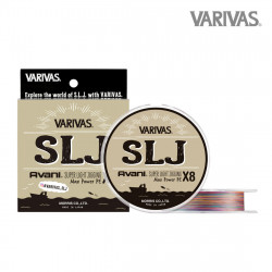 FIR TEXTIL VARIVAS AVANI SLJ SUPER LIGHT JIGGING MAX POWER PE X8 150M 16.7LB 10M X 5 CULORI