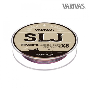 FIR TEXTIL VARIVAS AVANI SLJ SUPER LIGHT JIGGING MAX POWER PE X8 150M 10.1LB 10M X 5 CULORI - Img 2