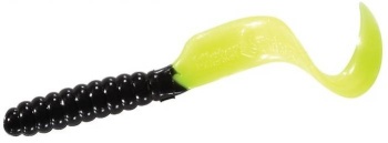 GRUB MISTER TWISTER 5CM BLACK PEARL/VERDE GLITER 10BUC/PLIC