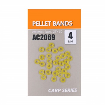 INELE PELETE ORANGE PELLET BANDS 4MM 30BUC