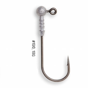 JIG MADCAT GOLF BALL NO.10/0 10GR JIGHEAD NATURAL BULK - Img 4