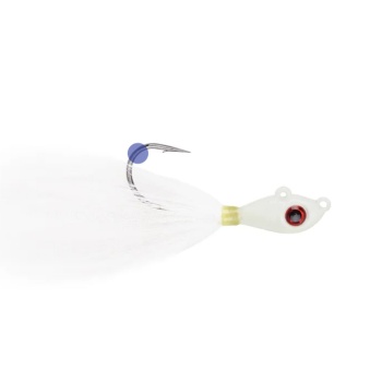 JIG MUSTAD BIG EYE BUCKTAIL GREEN GLOW / WHITE GLOW 10G