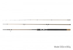 LANSETA DELPHIN LEGIA II FEEDER + 3 VARFURI 360CM/120G