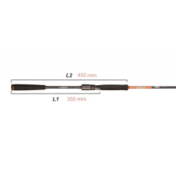 LANSETA SAKURA SPECIZ SPINNING SEABASS 2.0 M+S 2.44M 5-25GR