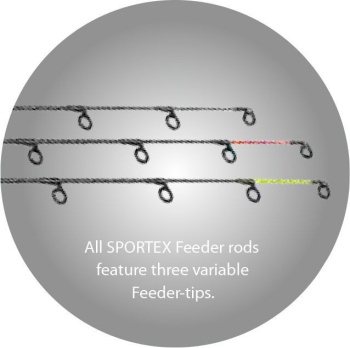 LANSETA SPORTEX XCLUSIVE FEEDER NT MEDIUM HEAVY 3.90M 100-190G 3+3BUC - Img 4