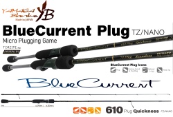 LANSETA YAMAGA BLANKS BLUE CURRENT 610PLUG QUICKNESS TZ-NANO 2.10M 1.5-5GR 2BUC FUJI TITANIUM TORZITE