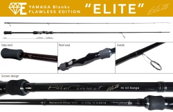 LANSETA YAMAGA BLANKS BLUE CURRENT 86TZ ALL RANGE ELITE 2.58M 3-21GR 2BUC FUJI TITANIUM TORZITE