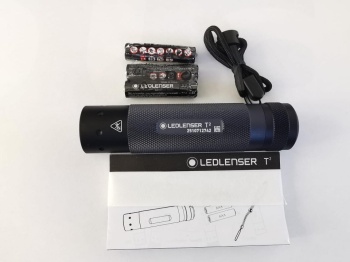 LANTERNA LEDLENSER T2 EDITIE 25 ANI SMOKEY BLUE - Img 3