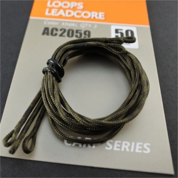 LEADCORE FARA MIEZ PLUMB ORANGE LOOPS 50CM 3 BUC