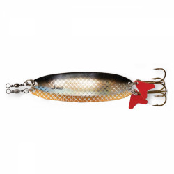 LINGURITA OSCILANTA 32GR 95MM DAM EFFZETT SLIM STANDARD SPOON HOLOGRAPHIC BLACK