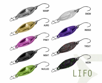 LINGURITA OSCILANTA DELPHIN LIFO 2.5G TROUT HOOK #8 SNAP 00