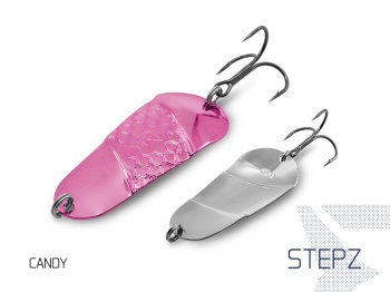 LINGURITA OSCILANTA DELPHIN STEPZ STRIPSCALE, METAL, 7CM, 10G - Img 8