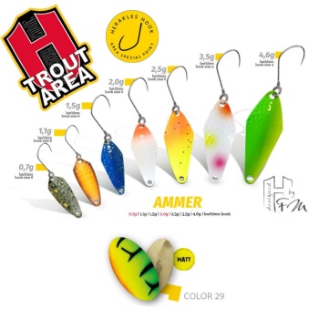 LINGURITA OSCILANTA HERAKLES AMMER 3.5gr Culoare 29 Matt Firetiger/Gold