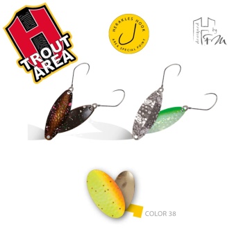 LINGURITA OSCILANTA HERAKLES HIVE 2.4gr Culoare 38 Chartreuse Orange/Gold