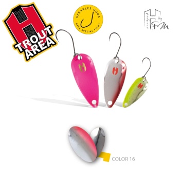LINGURITA OSCILANTA HERAKLES KEEPER TROUT 2.5gr Culoare 16 Silver/Red