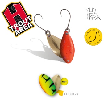 LINGURITA OSCILANTA HERAKLES SPIKE 1.0gr Culoare 29 Matt Firetiger/Gold