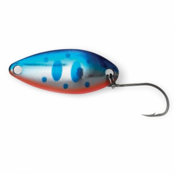 LINGURITA OSCILANTA NO.7 4.2GR 32MM DAM EFFZETT PRO TROUT SPOON BLUE RED SMOLT UV
