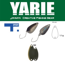 LINGURITA OSCILANTA YARIE JESPA 706 T-SPOON 1.1GR CULOARE S2 DARK OLIVE