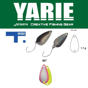 LINGURITA OSCILANTA YARIE JESPA 706 T-SPOON 1.1GR CULOARE W7 WPN-N