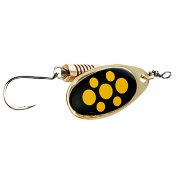 LINGURITA ROTATIVA 3GR DAM EFFZETT SPINNER WITH SINGLE HOOK BLACKY