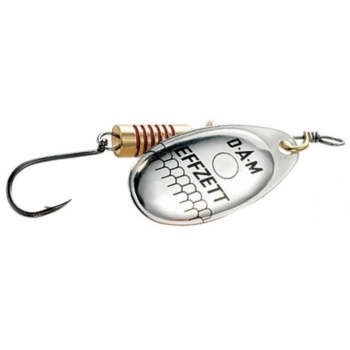 LINGURITA ROTATIVA 4GR DAM EFFZETT SPINNER WITH SINGLE HOOK SILVER