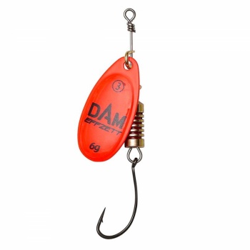LINGURITA ROTATIVA 6GR DAM EFFZETT SPINNER WITH SINGLE HOOK RED - Img 2