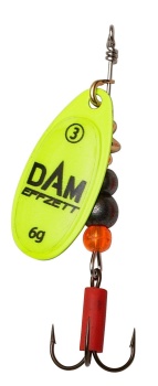 LINGURITA ROTATIVA DAM FLUO SPINNER NR.5 12G SINKING YELLOW