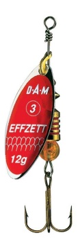 LINGURITA ROTATIVA DAM PREDATOR SPINNER NR.0 3G SINKING REFLEX RED