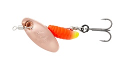LINGURITA ROTATIVA SAVAGE GEAR SPINNER GRUB NR.1 3.8G SINKING COPPER RED YELLOW
