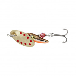 LINGURITA ROTATIVA SAVAGE GEAR SPINNER STICKLEBAIT NR.4 9.1G SINKING MINNOW GOLD RED