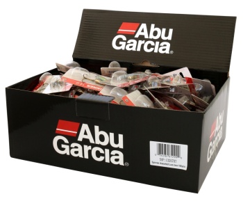 MIX LINGURITE ROTATIVE ABU GARCIA SPINNER ASSORTED LURE BOX 150PCS