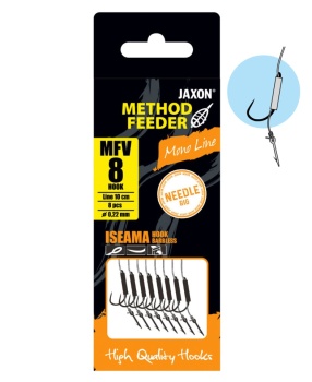 MONTURA JAXON METHOD FEEDER NEEDLE RIG FIR PE FV #10 0.20mm 10cm Barbless