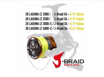 MULINETA DAIWA LAGUNA LT 3000-C + FIR TEXTIL DAIWA J-BRAID 4X - Img 3