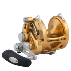 MULTIPLICATOR PENN INTERNATIONAL VISX 50 LEVER DRAG GOLD 3.5:1 / 1.3:1 RIGHT