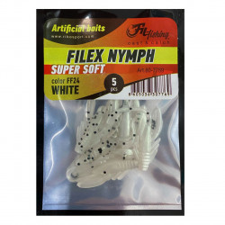 NIMFE ARTIFICIALE FILEX 25MM 5BUC CULOARE NALUCA: ALB
