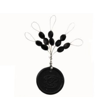 OPRITOARE CARP SPIRIT DIN CAUCIUC FLOTANT NEGRU L/ 10BUC/PLIC