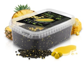 PELETE DELPHIN PELLET BOX REAXE READY&GO PORUMB-ANANAS / 400 G + 120 ML BOOSTER + 10 MM WA