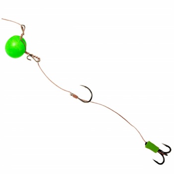 PLUMB ZECK CHEBURASHKA 100GR CAT FIREBALL PRO GREEN - Img 5