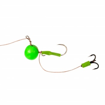 PLUMB ZECK CHEBURASHKA 200GR CAT FIREBALL PRO GREEN - Img 3