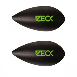 PLUTE ZECK 2GR LEADER FLOAT BLACK 2BUC