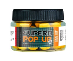POP UP CARP ZOOM BOILIES SUPERB 16MM 40GR STRAWBERRY-FISH
