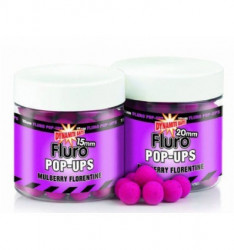 POP-UPS &DUMBELLS DYNAMITE BAITS MULBERRY FLORENTINE FLURO 15MM