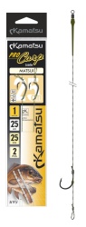 RIG CRAP KAMATSU PRO CARP MATSUI 25CM, NR.6, 2BUC/PLIC