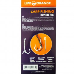 RIG CRAP RONNIE RIG 06 ORANGE SERIES 7 NO.6 20LB 3BUC
