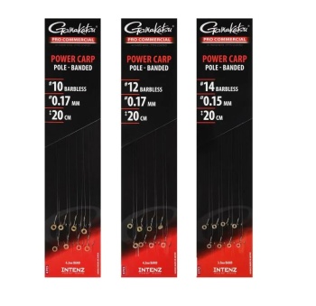 RIG GAMAKATSU POWER CARP POLE BANDED NR.16/0,14MM/20CM 8BUC/PL