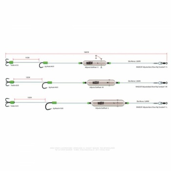 RIG SOMN MADCAT 6/0 ADJUSTA BASIC RIVER RIGS LIVE BAIT S - Img 2