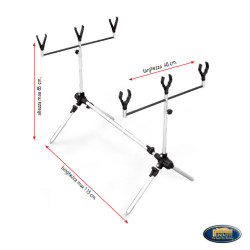 ROD-POD CRAP LINEAEFFE ALUMINIU 3POSTURI