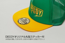 SAPCA DECOY DA-17 FLAT MESH CAP BLACK GREY