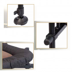 SCAUN RIVE FEEDER SIEGE D36 NEGRU