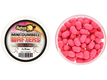 SELECT BAITS MINI DUMBELLS WAFTERS KRILL AND TUNA 7 X 11MM